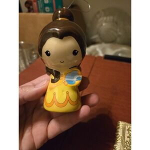 Disney Belle Beauty and the Beast Ceramic Christmas Ornament Yellow Dress Mirror